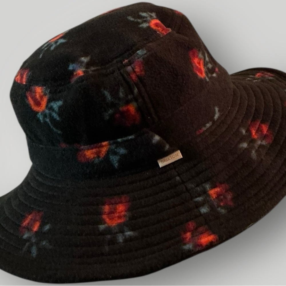 Brixton Dark Floral Hat - Picture 1 of 7
